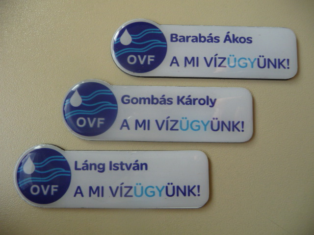 Egyedi névkitűző